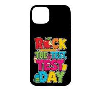Elementary School Kids Rock The Test Day Testing Season Case for iPhone 15 Plus