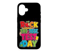 Elementary School Kids Rock The Test Day Testing Season Case for iPhone 16