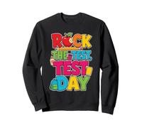 Elementary School Kids Rock The Test Day Testing Season Sweatshirt