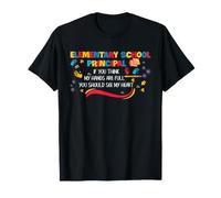 Elementary School Principal Hands Full Heart Leadership T-Shirt