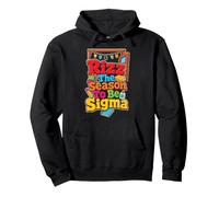 Elementary School Rizz The Season To Be Sigma Christmas Pullover Hoodie