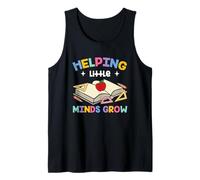 Elementary School Teacher Cute Helping Little Minds Grow Tank Top