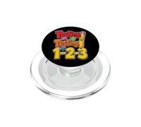 Elementary School Testing Testing 1-2-3 Test Day Kids PopSockets PopGrip for MagSafe