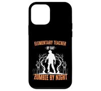 Elementary Teacher by Day Zombie by Night Funny Halloween Case for iPhone 12 mini
