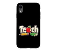 Elementary Teacher Gift Teach Cute Pencil Apple Classroom Case for iPhone XR