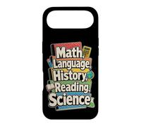 Elementary Teacher Math Language History Reading Science Case for iPhone Air