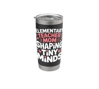 Elementary Teacher Mom Shaping Tiny Minds Stainless Steel Insulated Tumbler