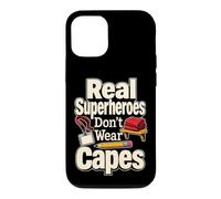 Elementary Teacher Real Superheroes Skip The Cape Gift Case for iPhone 12/12 Pro