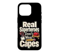 Elementary Teacher Real Superheroes Skip The Cape Gift Case for iPhone 16 Pro