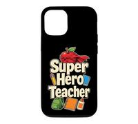 Elementary Teacher Super Hero Cape Apple And Backpack Case for iPhone 12/12 Pro