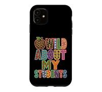 Elementary Teacher Wild About My Students Leopard Apple Case for iPhone 11