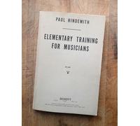 Elementary Training for Musicians