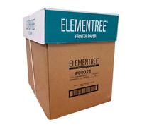 Elementree Paper Case 8.5" x 11" - Sustainable Made from Sawmill Waste - 20 lb Copy & Multipurpose Computer Paper - 2500 Sheets - Made in The USA - Printer & Copier Compatible (00021)