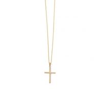 Elements 9ct Yellow Gold Large Cross Pendant GP942 - Premium