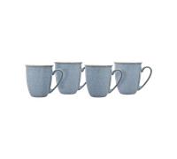 Elements Blue Coffee Beaker/Mugs - Set Of 4 -