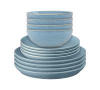 Elements Blue Coupe 12 Piece Dinner Set -
