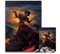 Elements Fire 1000 Piece Jigsaw Puzzle Challenging Puzzles Colorful Home Decor Interactive Family Game 1000 PCS(38x26cm)