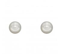 Elements Gold 5mm Pearl Stud Earrings GE2372W - Gold / Rhodium Plated / Pearl