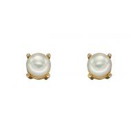 Elements Gold 9ct June Fresh Water Pearl 4mm Stud Earrings GE2331 - Timeless - 9 ct Gold / Fresh Water Pearl