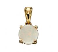 Elements Gold 9ct October Opal Pendant GP2197 - Timeless Design | Acotis - 9 ct Gold / Stone