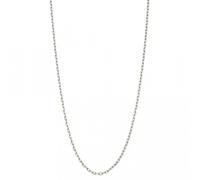Elements Gold 9ct White Gold 22-24" Diamond Cut Trace Chain GN362 - 9ct Gold
