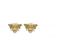 Elements Gold 9ct Yellow Gold Bee Stud Earrings GE2322 - Timeless Design | - 9 ct Gold