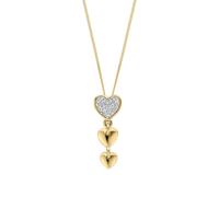 Elements Gold 9ct Yellow Gold Diamond Pendant GP2375C - Elegant Styling | - 9ct Gold / Rhodium Plated / Diamond