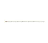 Elements Gold 9ct Yellow Gold Fine Ball Station Bracelet GB511 - Exclusive - Gold