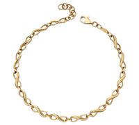Elements Gold GB471 Infinity Tennis Bracelet in 9ct Gold
