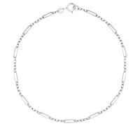 Elements Gold GB519 Mixed Length Link Bracelet in White Gold