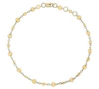 Elements Gold GB525 Discs and Chain Bracelet in 9ct Gold