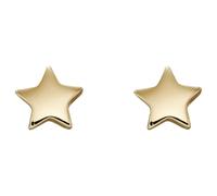Elements Gold GE2366 Small Star Stud Earrings in 9ct Gold
