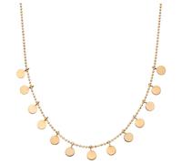 Elements Gold GN316 Multi Disc Necklace in 9ct Gold