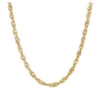 Elements Gold GN379 Singapore Chain Necklace in 9ct Gold