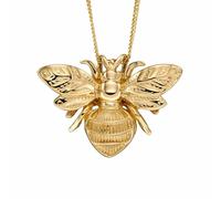 Elements Gold GP2151 Detailed Bee Pendant