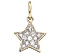Elements Gold GP2188 Star Pendant With Diamonds in 9ct Gold