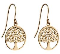 Elements Gold Tree Of Life Earrings GE2306 - Gold