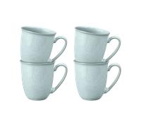 Elements Jade Light Green Coffee Beaker/Mugs - Set Of 4 -