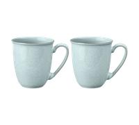 Elements Jade Light Green Set Of 2 Coffee Beaker/Mugs -