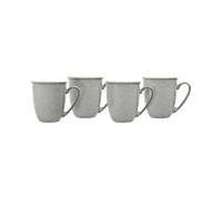 Elements Light Grey Coffee Beaker/Mugs - Set Of 4 -