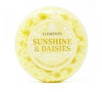 Elements of Fragrance Exfoliating Body Soap-Filled Sponge - Handmade UK | Triple Butter Blend with Shea & Cocoa Butter | Up to 35 Uses | Fruity Sweet Scent | Cruelty-Free 200g (Sunshine & Daisies)