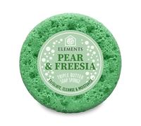 Elements of Fragrance Exfoliating Soap Sponge Scrub Fruity Scent - Pear & Freesia in Green Elements of Fragrance Green
