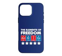 Elements of Freedom America 4th of July USA Funny Science Case for iPhone 16 Pro Max