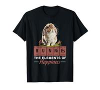 Elements of Happiness Mini Holland Lop Bunny Rabbit Lover T-Shirt