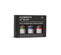 Elements Of Islay Blended Malt Whisky | Trio Giftpack | 3 x 50ml | Cask Edit (46%), Bourbon Cask (54.5%) & Sherry Cask (54.5%) | Perfect for Gifting