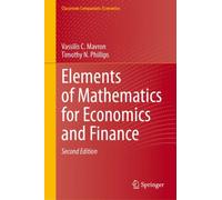 Elements of Mathematics for Economics and Finance