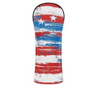 Elements of The American Flag Golf Head Cover Set Waterproof Headcovers with Interchangeable No. Tags for Woods and Driver Hybrid 1 Pack