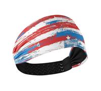 Elements of The American Flag Moisture Wicking Sports Headbands for Women Elastic Sweat Bands for Head for Washing face Tennis Yoga Football