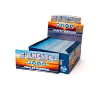 Elements Phatty Supreme Rolling Papers Unfolded Papers Box of 24 packs