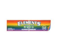 Elements Rainbow Connoisseur King Size Slim Rolling Paper (3 Pack)